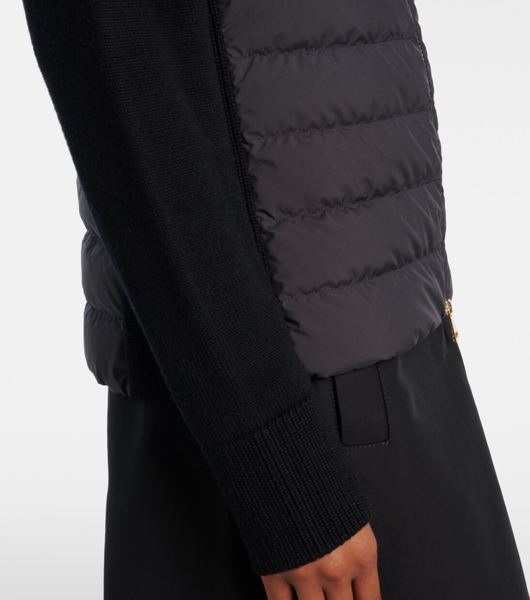 Daunenjacke mit Schurwolle | Moncler