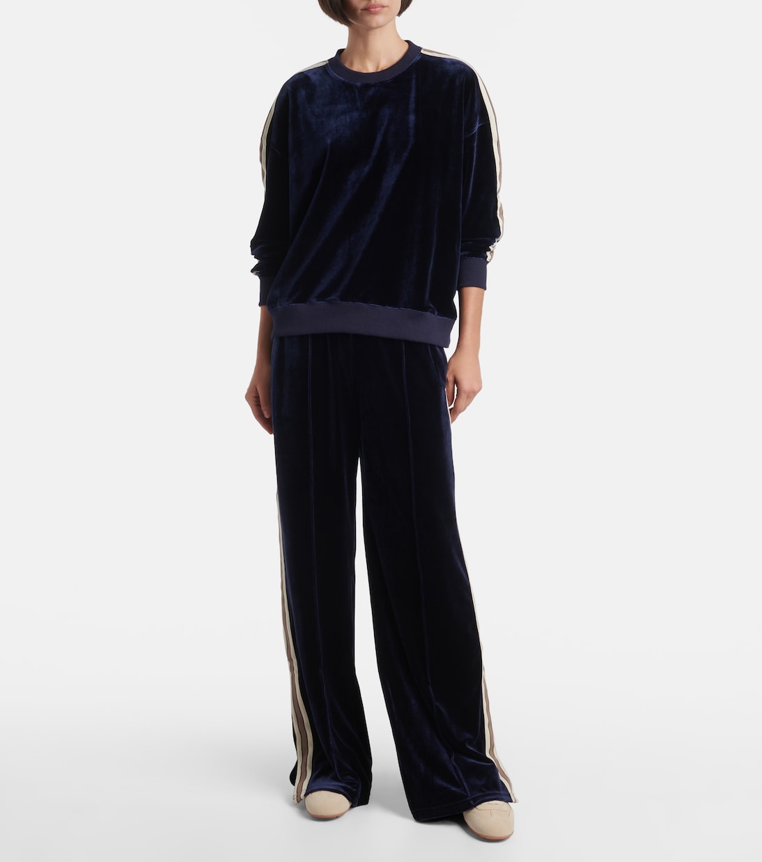 Sweatshirt Monaco Lisel aus Samt | The Upside