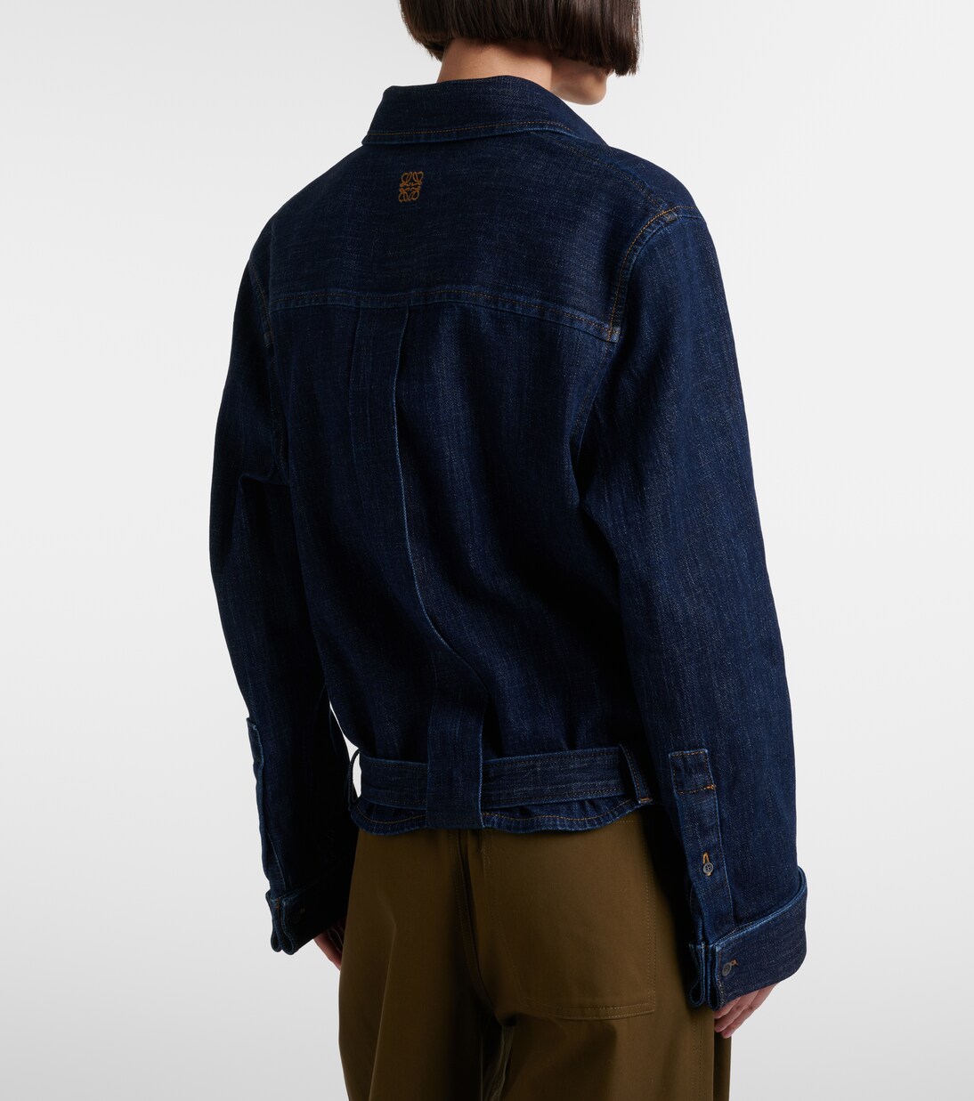 Gathered denim shirt | Loewe