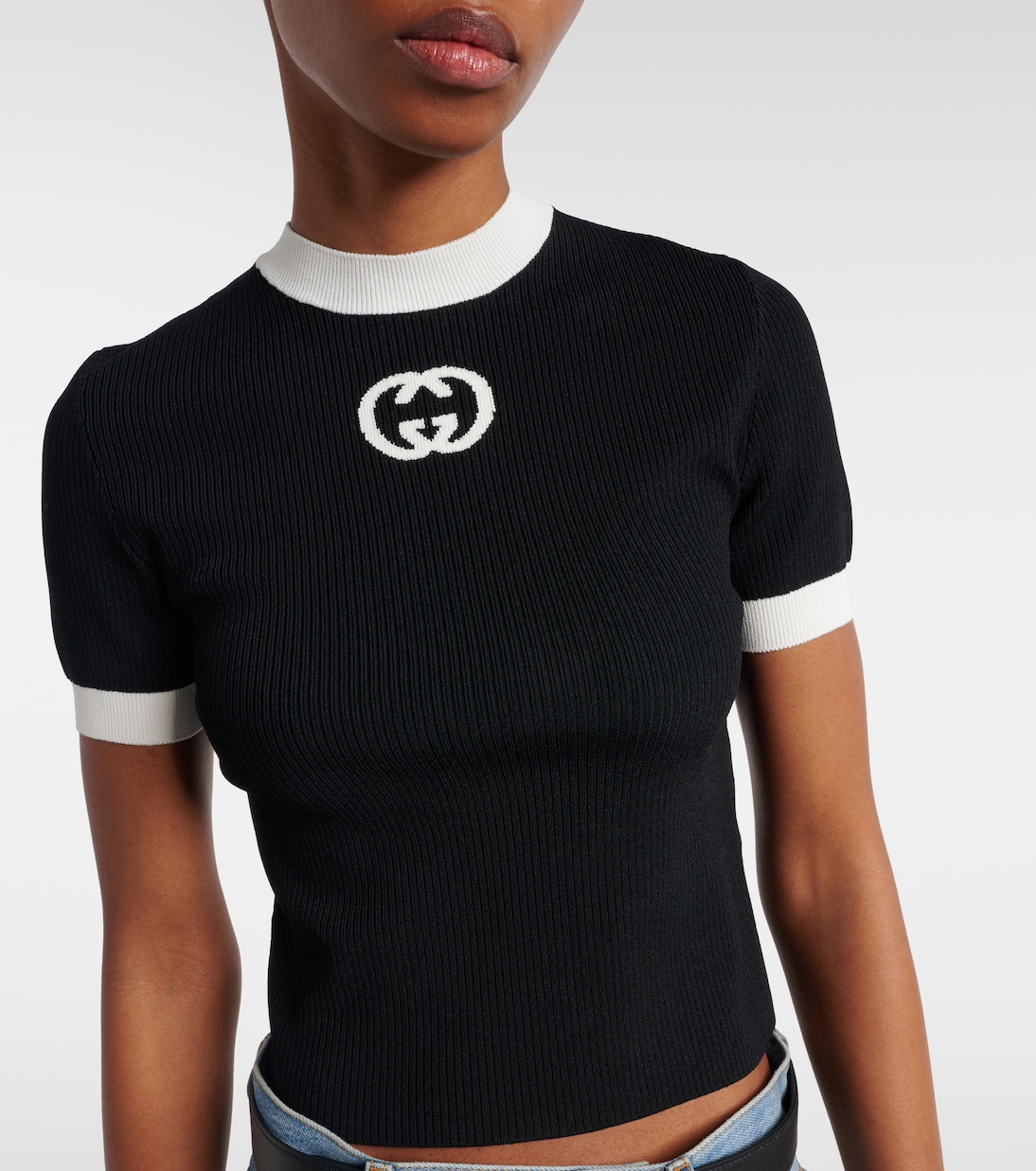 GG knitted top | Gucci