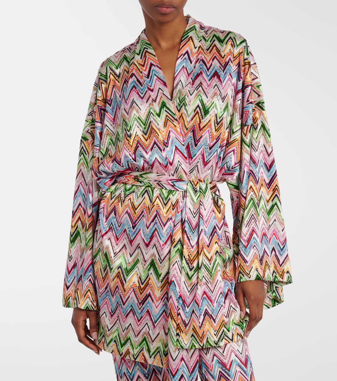 Zigzag wrap cardigan | Missoni