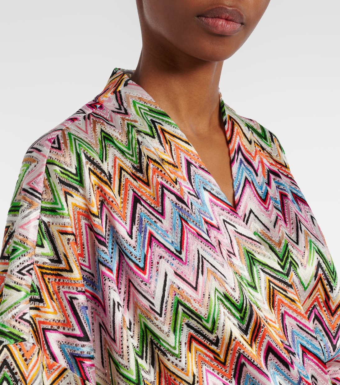 Zigzag wrap cardigan | Missoni