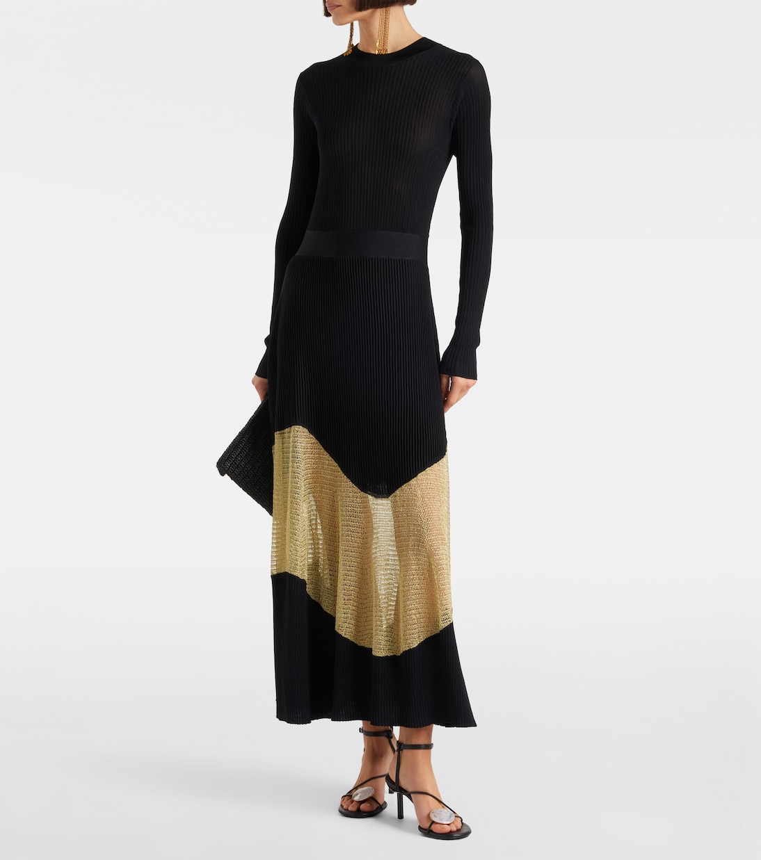 Vestido largo Roanne de lamé | Ulla Johnson