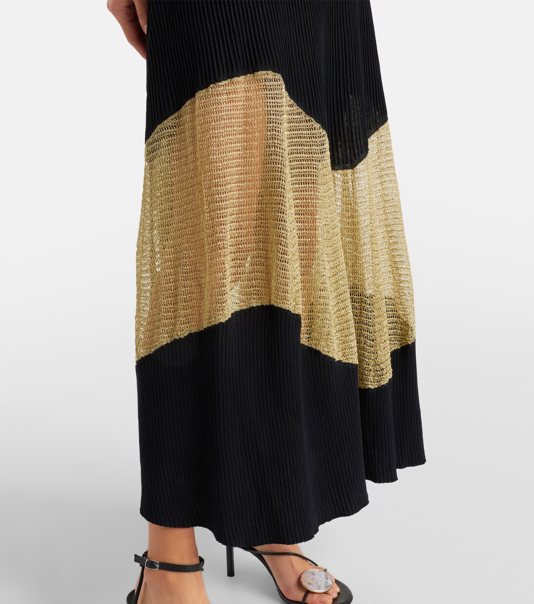 Vestido largo Roanne de lamé | Ulla Johnson