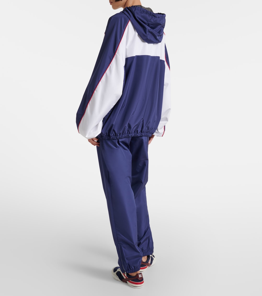 x New Balance poplin track pants | Miu Miu