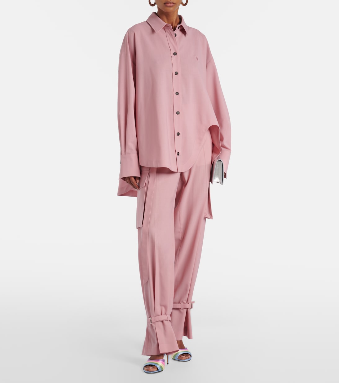 Gradient 95 satin mules | Mach & Mach