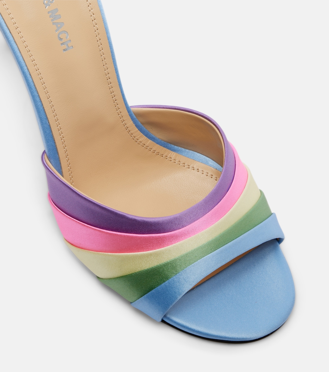 Gradient 95 satin mules | Mach & Mach