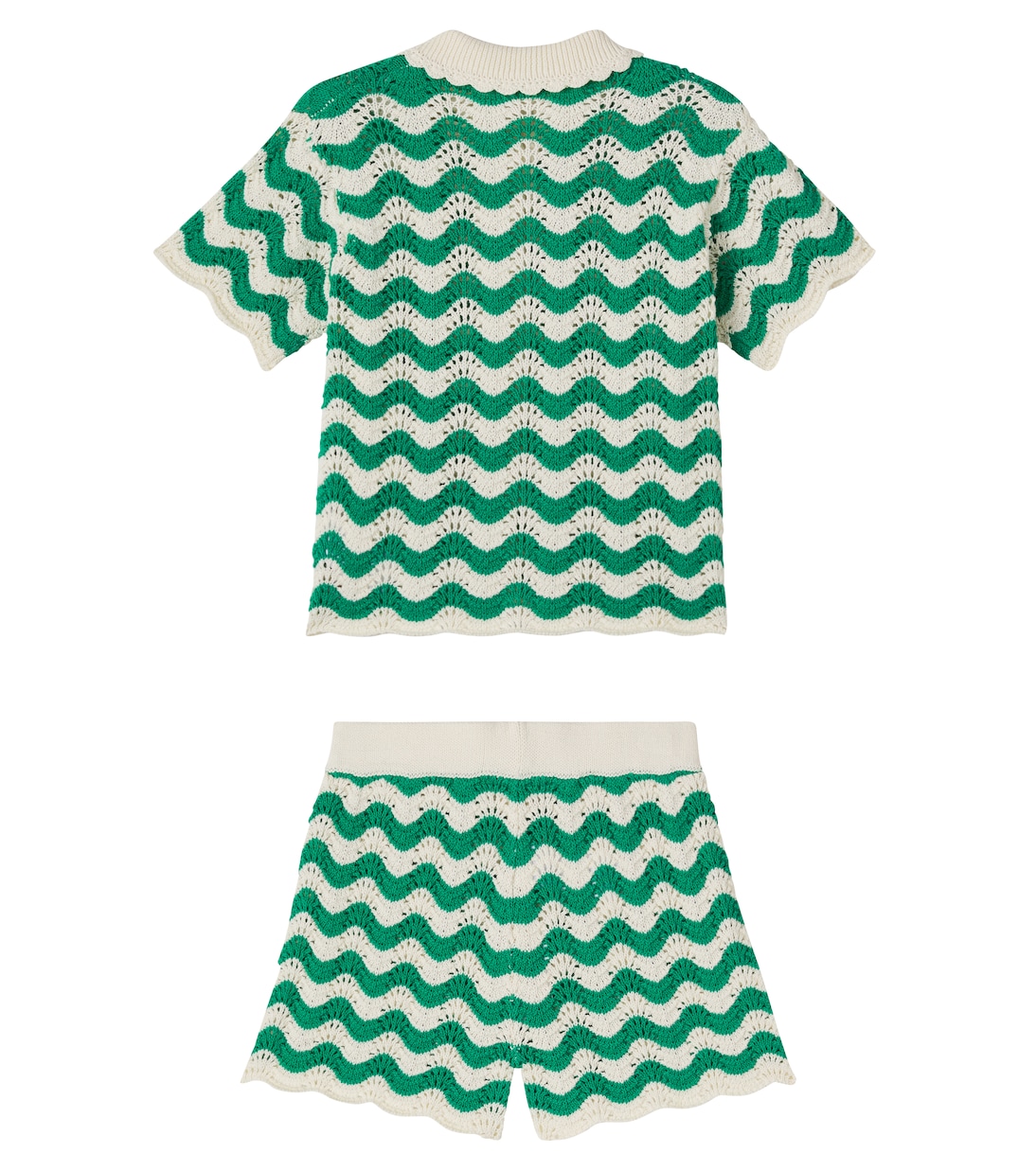 Cotton Ninon top and Nine shorts set | Bonton