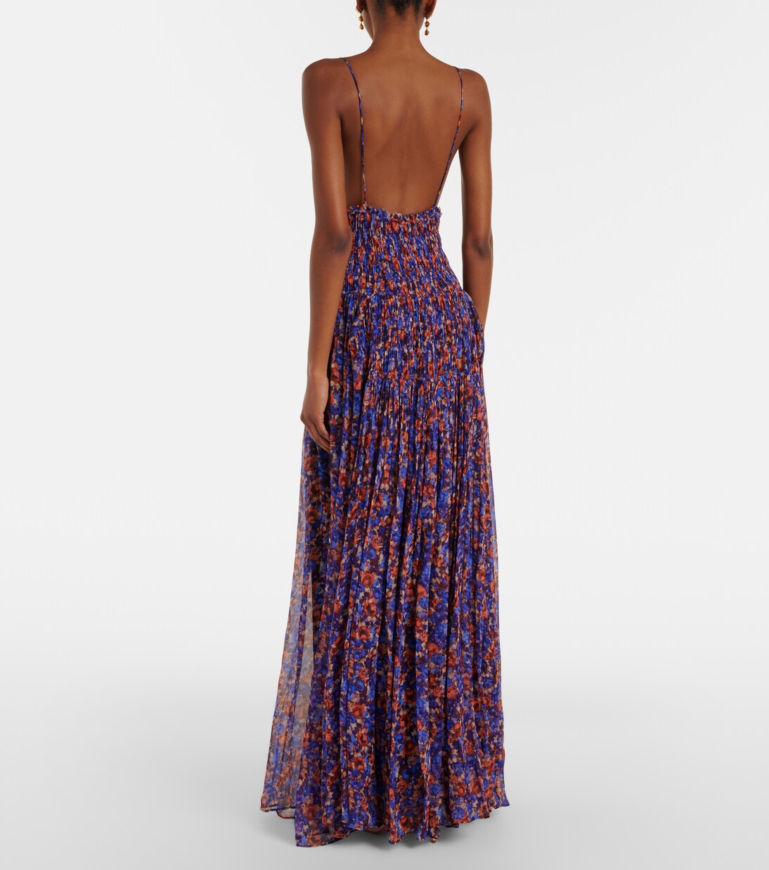 Atrani floral silk chiffon maxi dress | Ulla Johnson