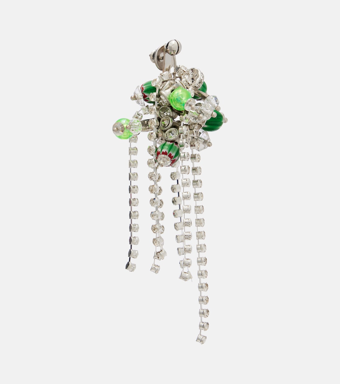 Crystal-embellished drop earrings | Dries Van Noten