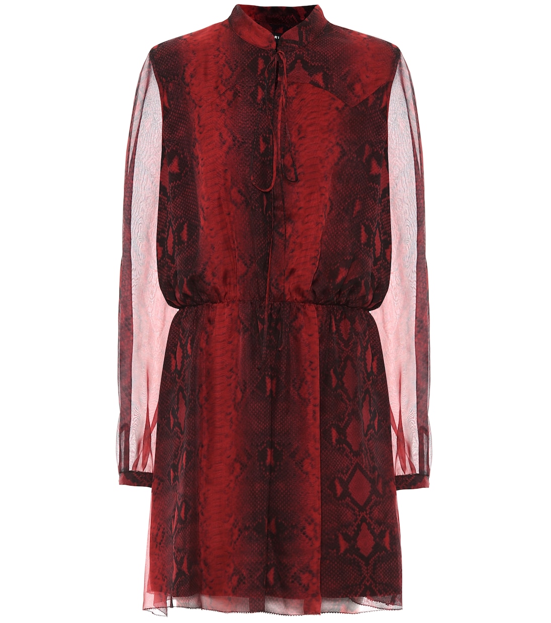Printed silk minidress | Amiri