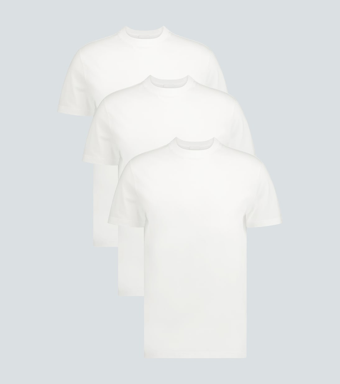 Three pack cotton-jersey T-shirts | Prada
