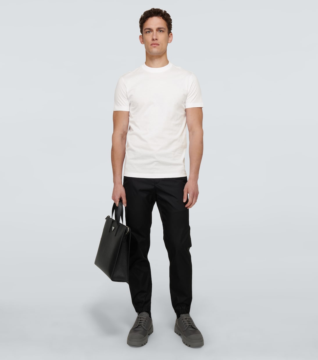 Three pack cotton-jersey T-shirts | Prada