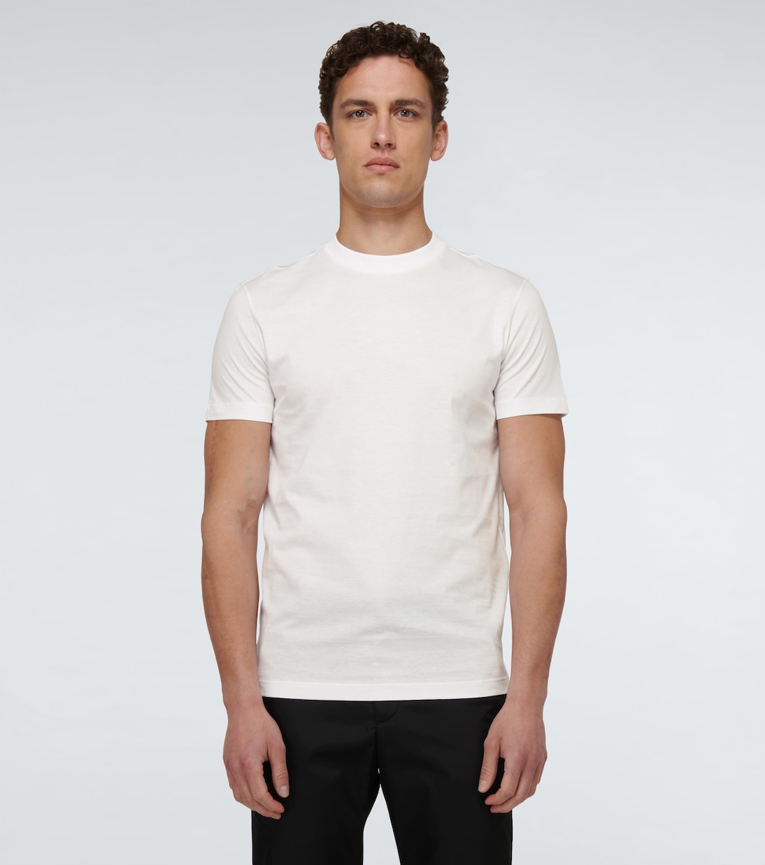 Three pack cotton-jersey T-shirts | Prada
