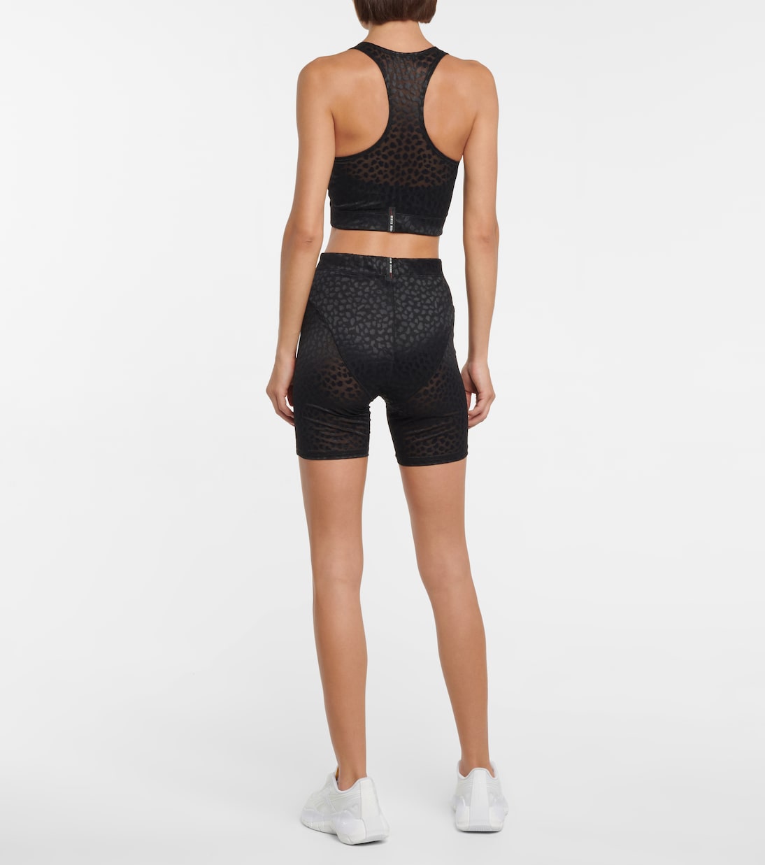 Crop top de nylon elástico | Adam Selman Sport