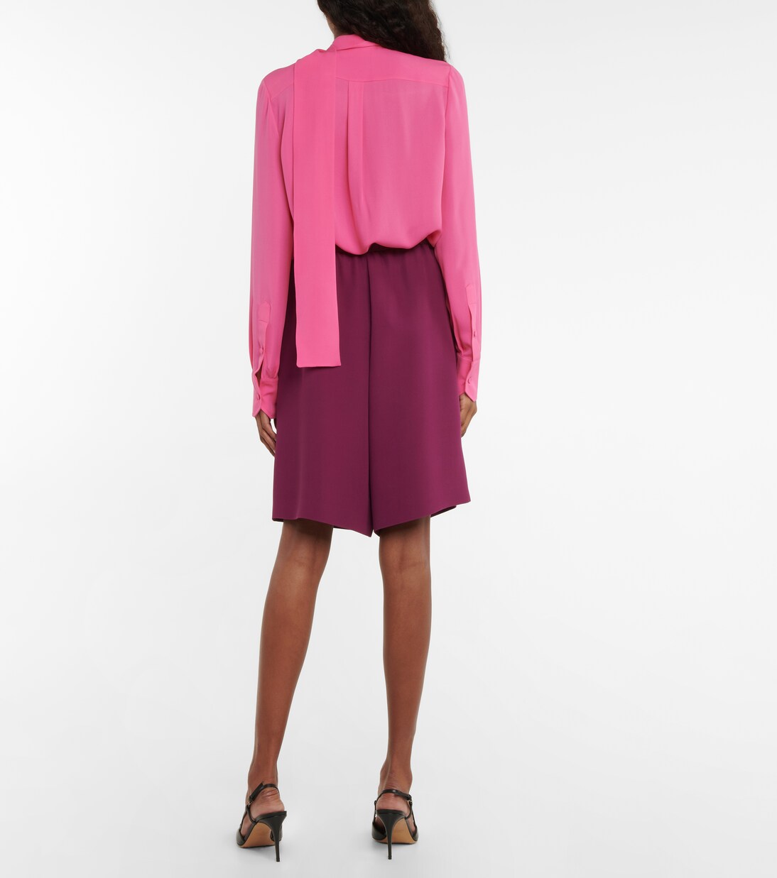 Silk Bermuda shorts | Valentino