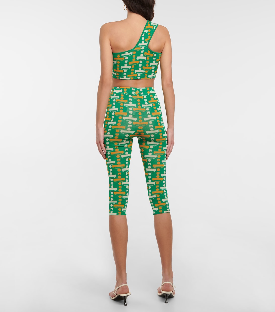 Brassière asymétrique en jacquard | Dodo Bar Or
