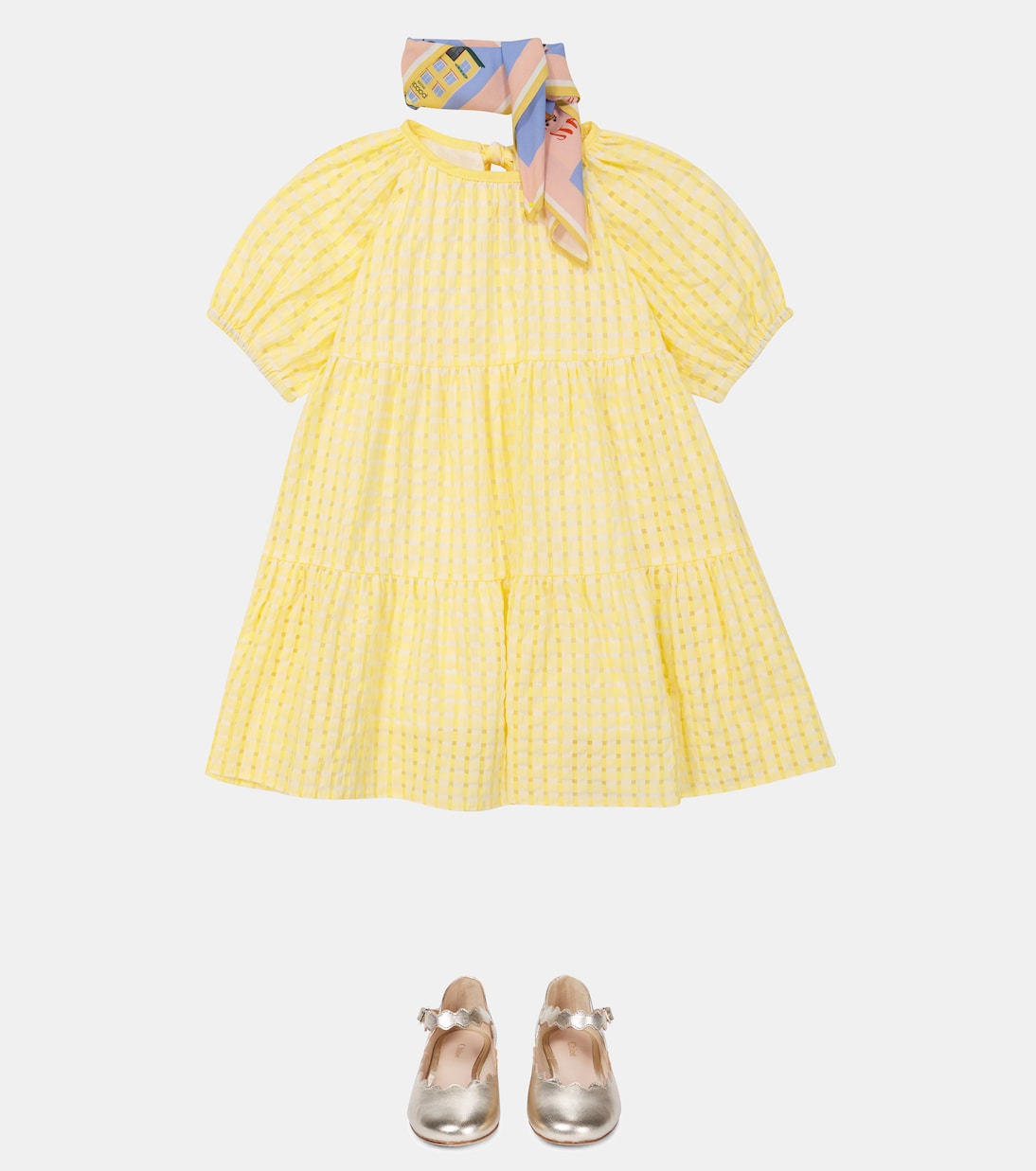 Alma checked seersucker dress | Paade Mode