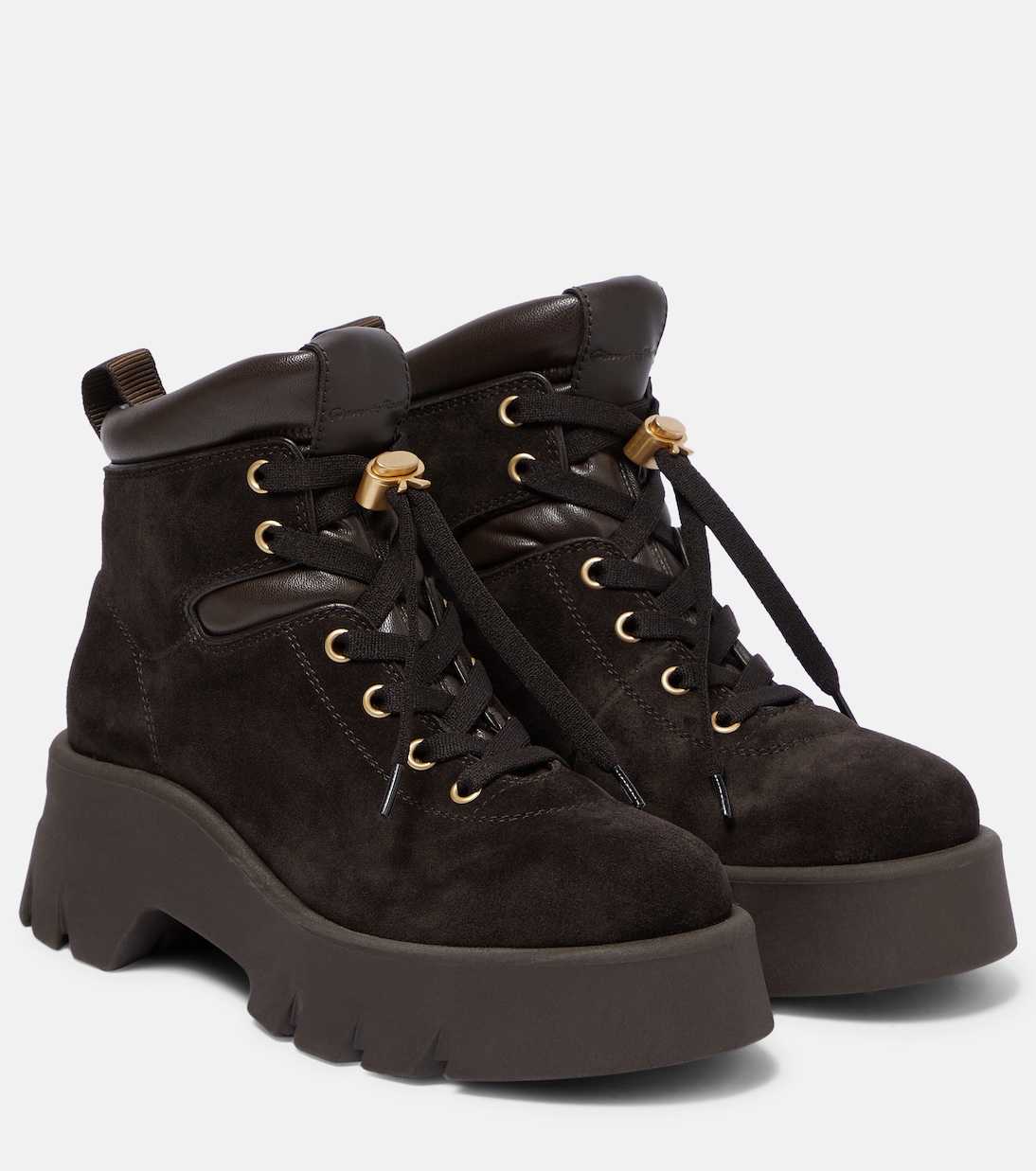 Vancouver suede hiking boots | Gianvito Rossi