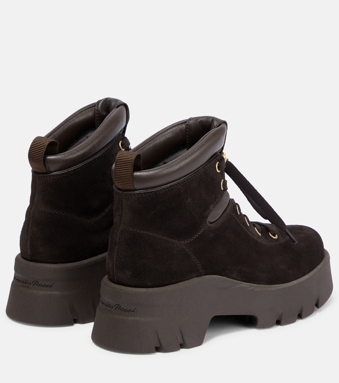 Vancouver suede hiking boots | Gianvito Rossi
