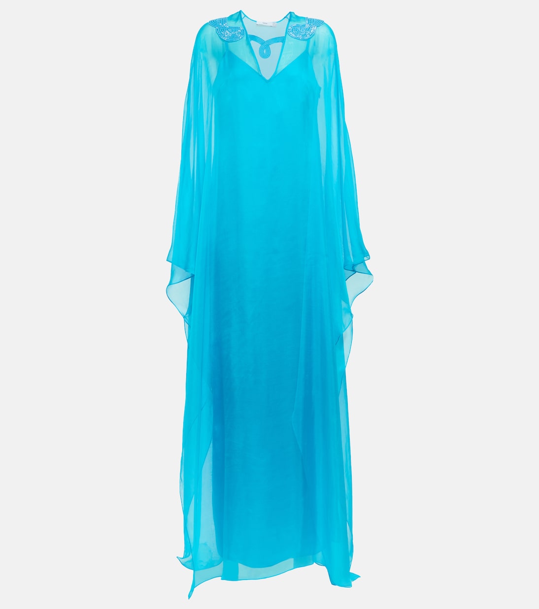 Kaftan aus Seidenchiffon | Safiyaa