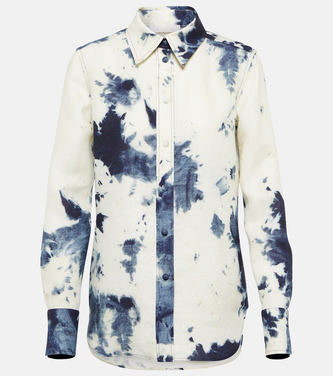 Chemise tie & dye en lin | Chloé