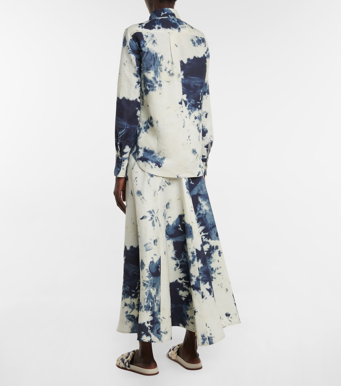 Chemise tie & dye en lin | Chloé