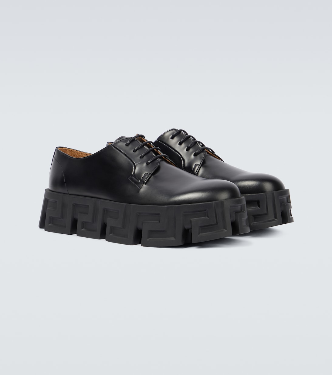 Schnürschuhe Greca Labyrinth aus Leder | Versace