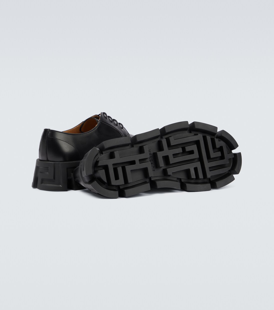 Schnürschuhe Greca Labyrinth aus Leder | Versace