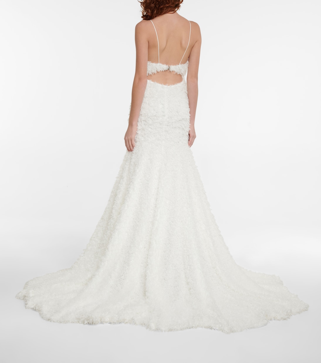 Bridal Robe Miley mit Zierfedern | Rotate