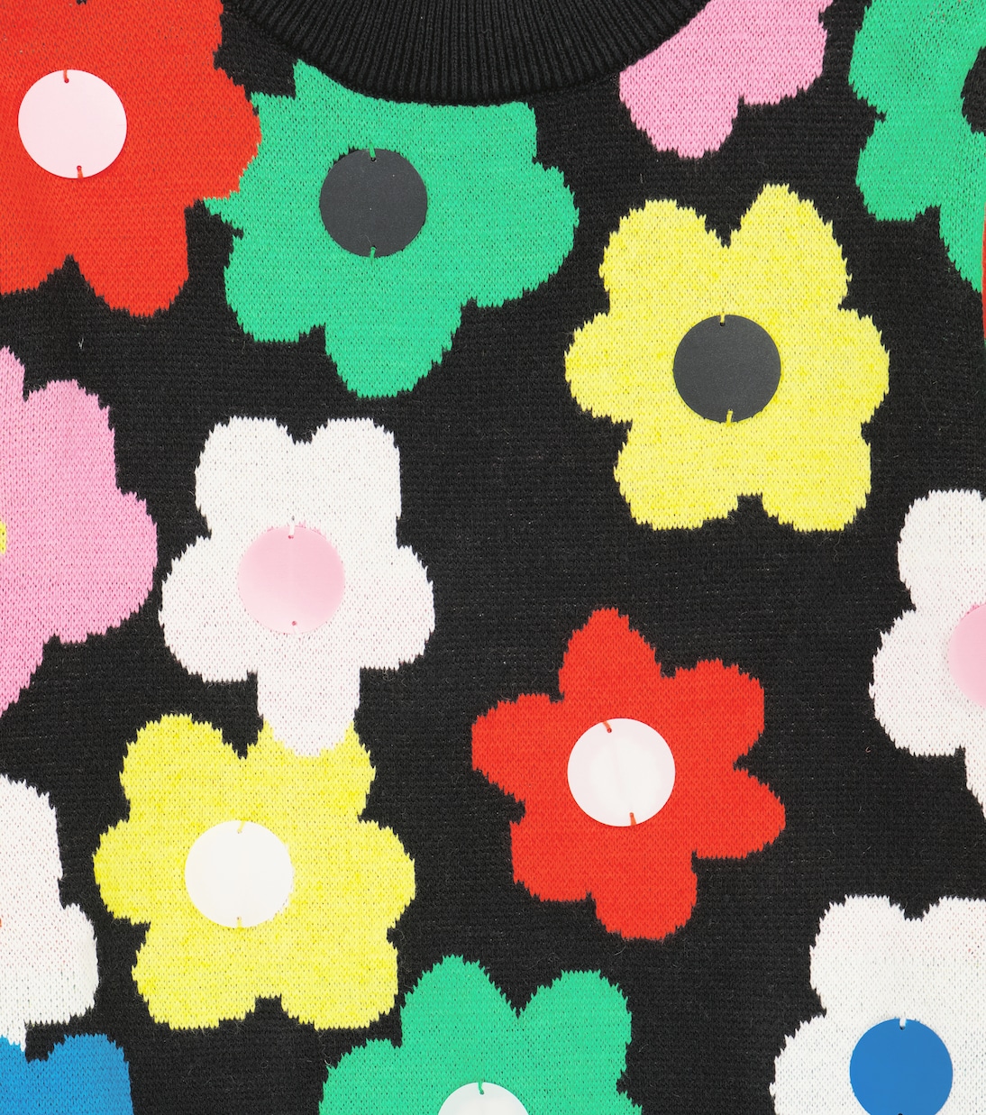 Pull en coton et laine à ornements | Stella McCartney Kids