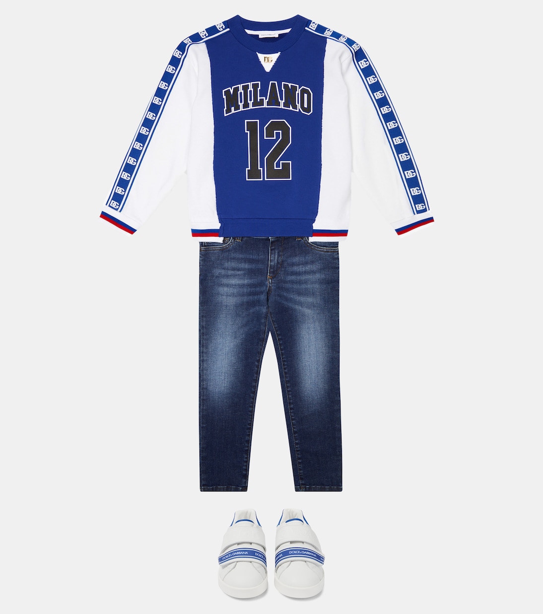 Sudadera de algodón estampada | Dolce&Gabbana Kids