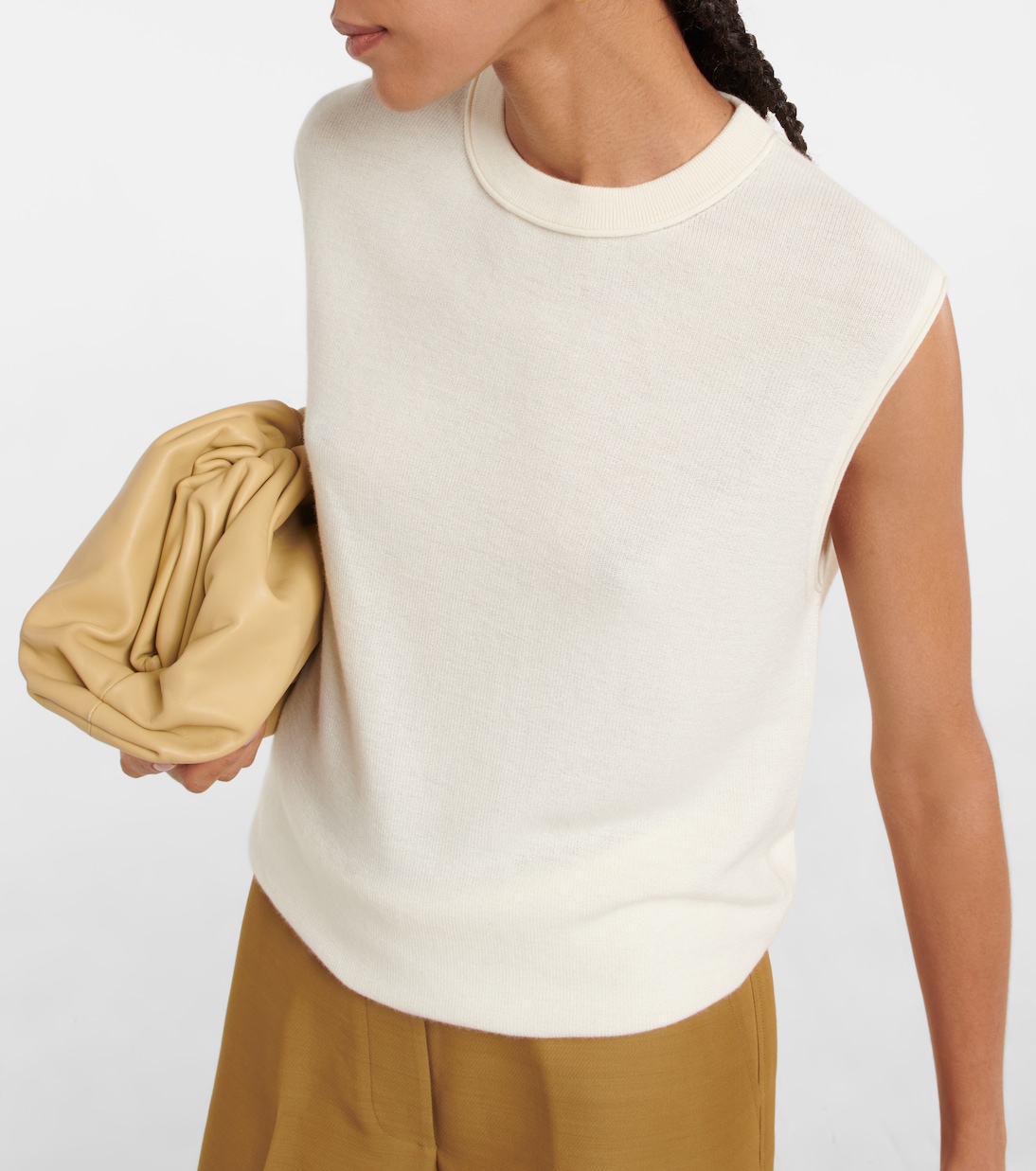 Chaleco Essentials en punto de cachemir | CO