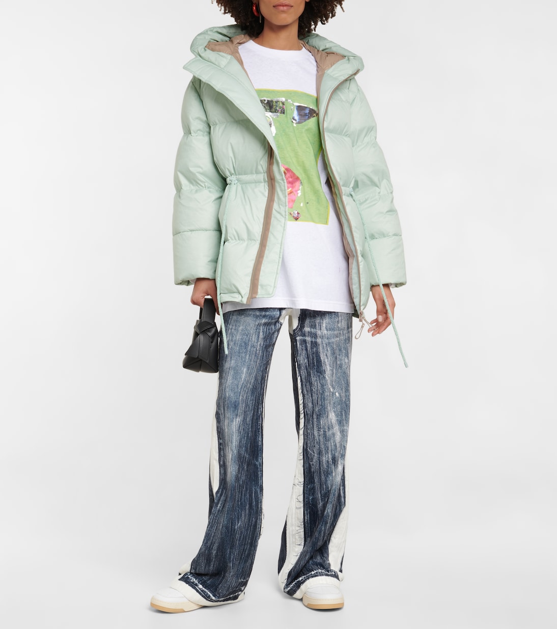 Drawstring down jacket | Acne Studios