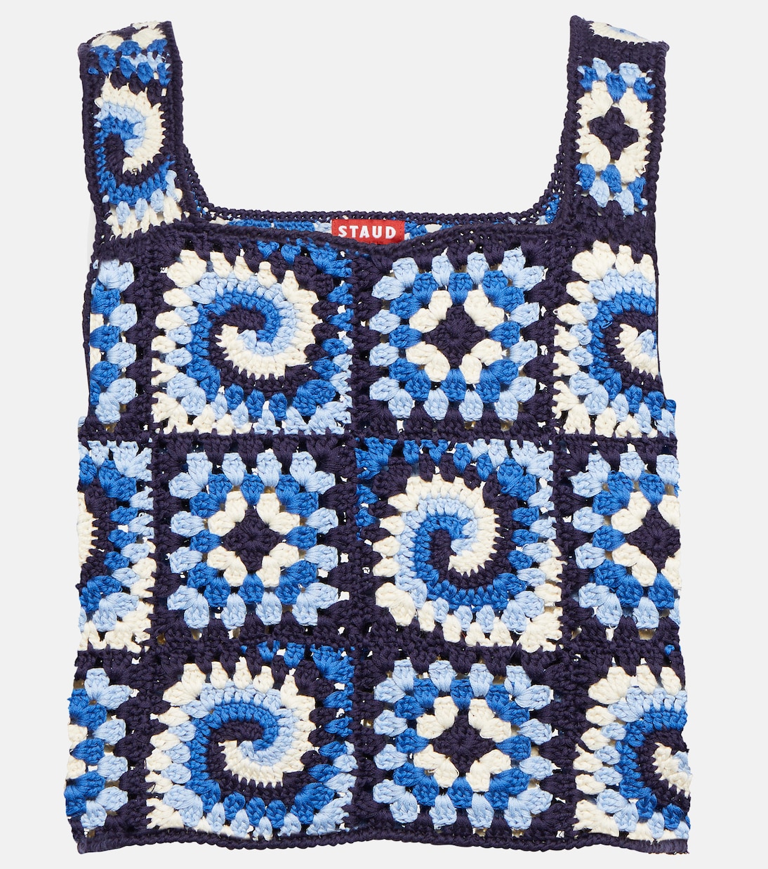 Top Psychedelic in crochet di cotone | Staud