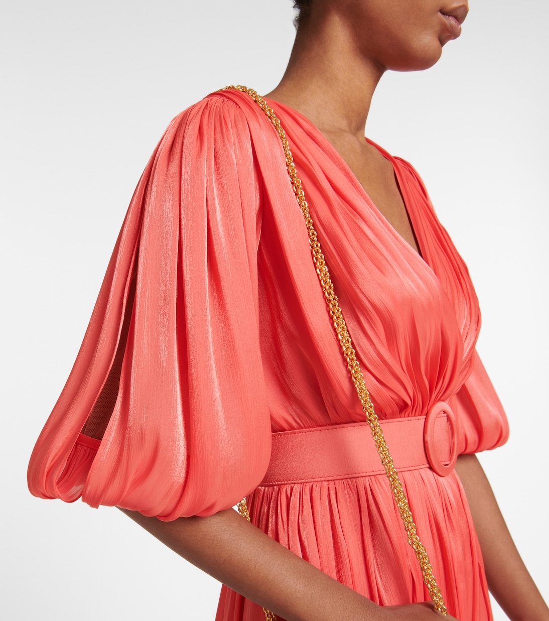 Abito midi Brennie in georgette | Costarellos