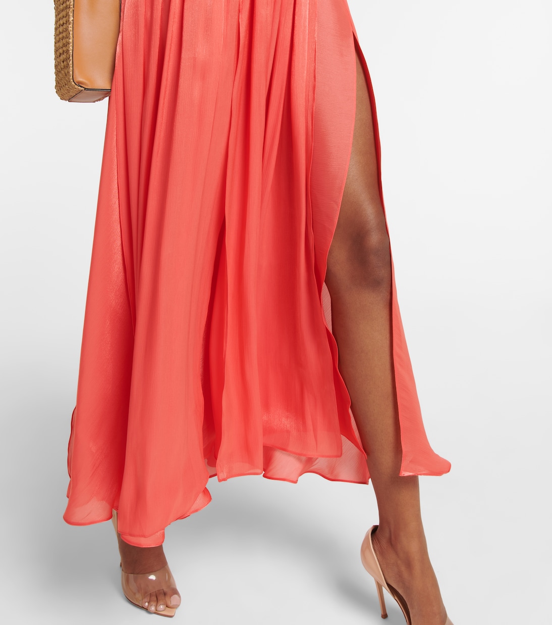Abito midi Brennie in georgette | Costarellos