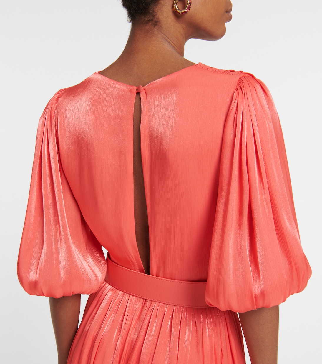Abito midi Brennie in georgette | Costarellos