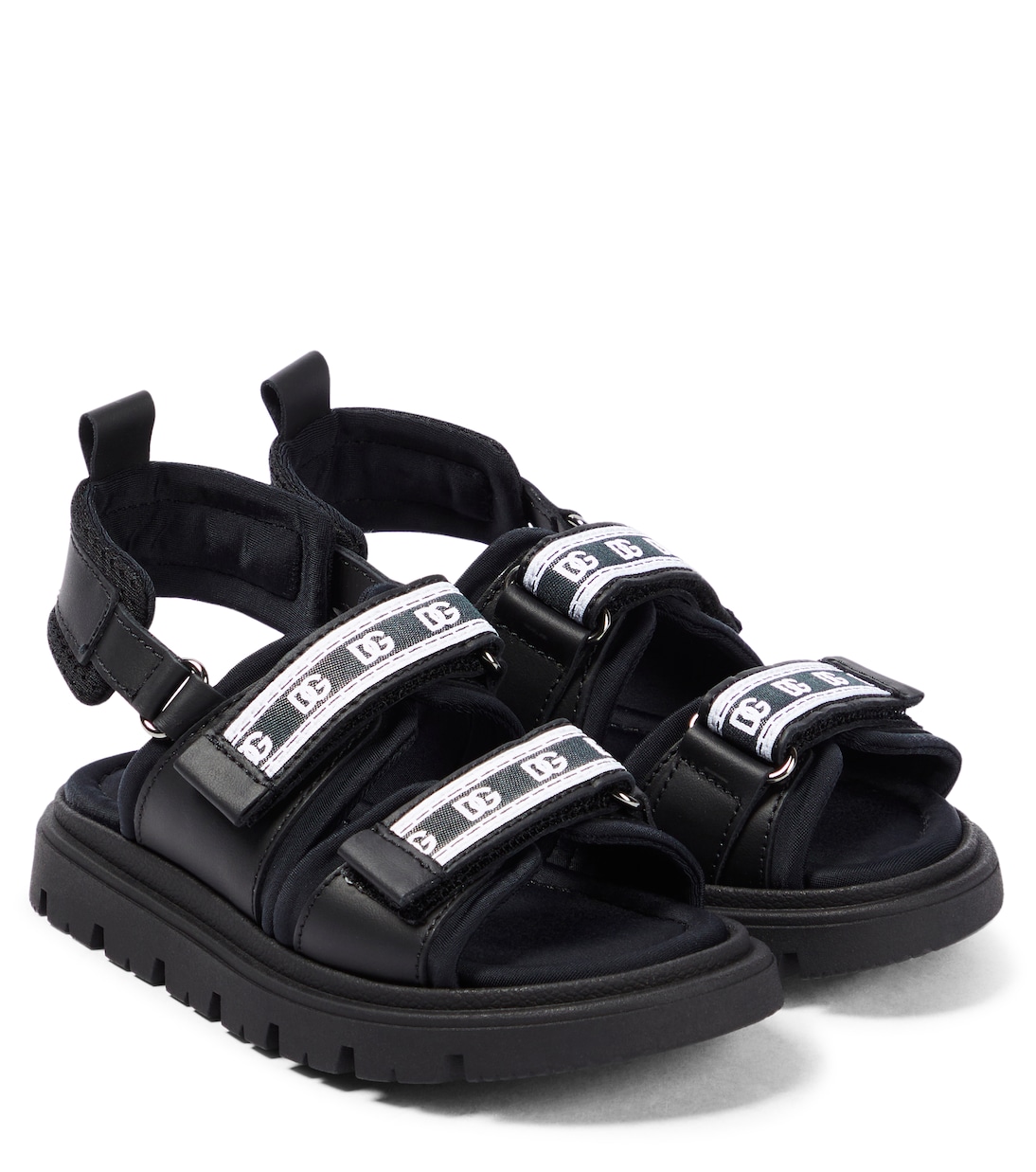 Sandales en cuir à logo | Dolce&Gabbana Kids