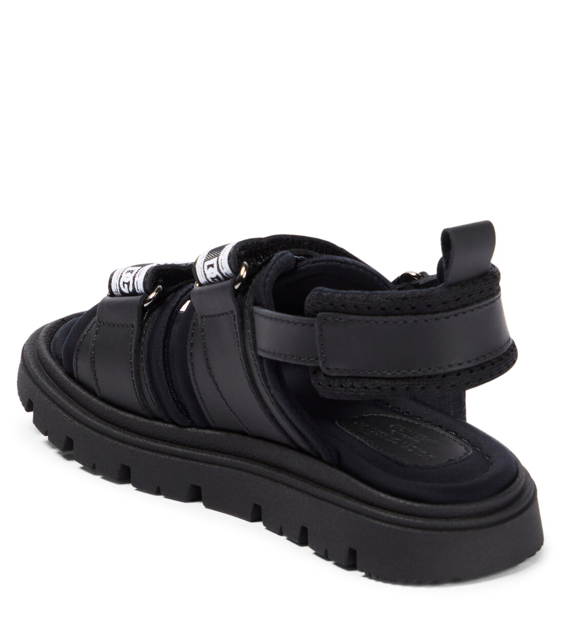 Sandales en cuir à logo | Dolce&Gabbana Kids