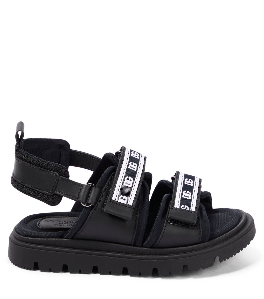 Sandales en cuir à logo | Dolce&Gabbana Kids