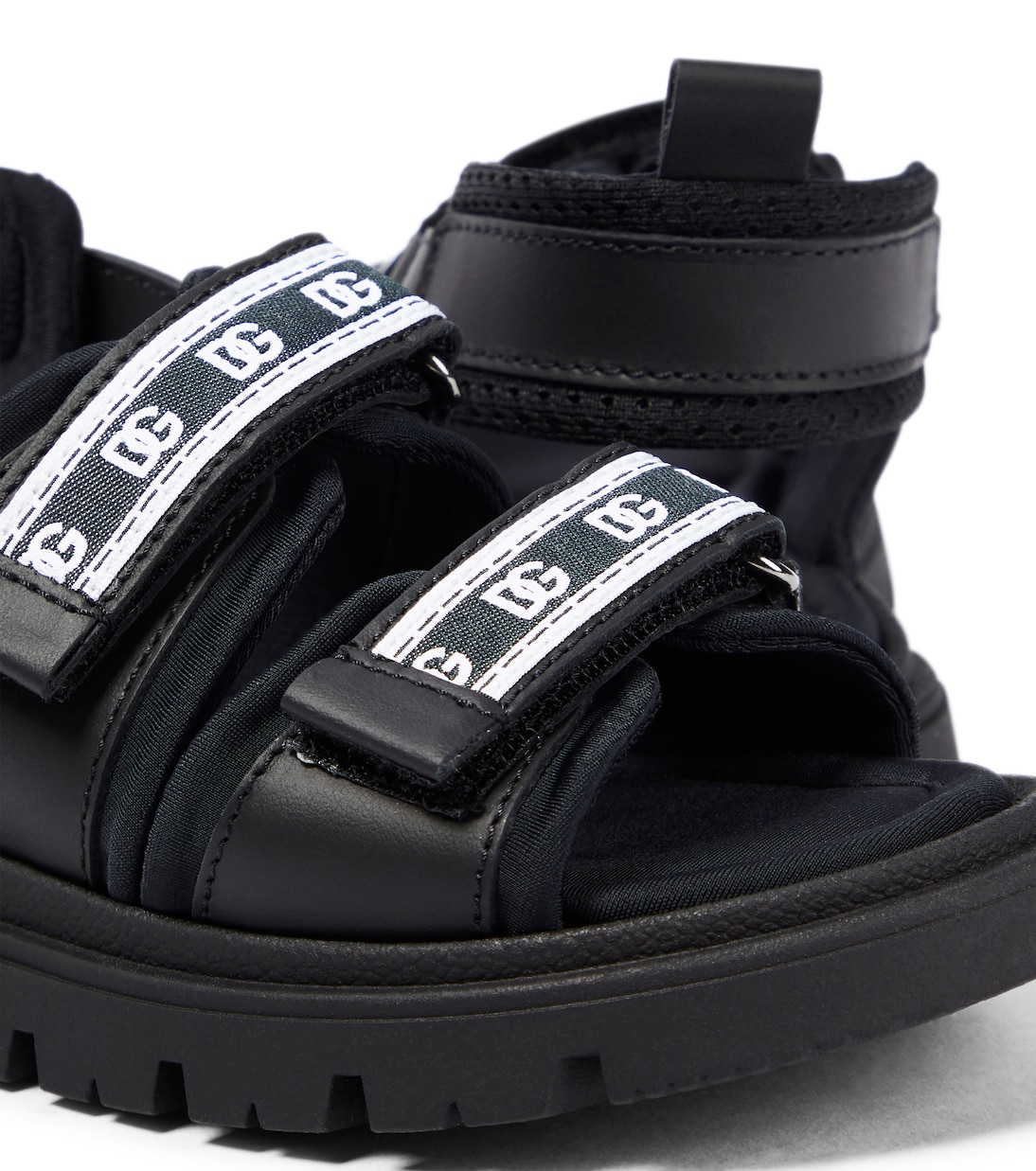 Sandales en cuir à logo | Dolce&Gabbana Kids