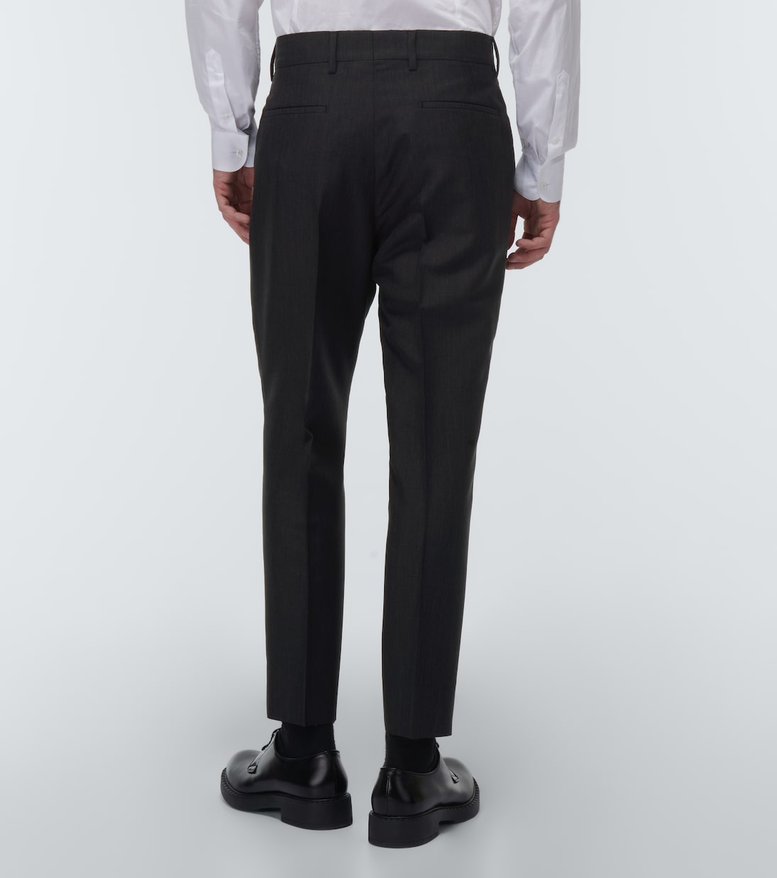 Slim mohair and wool pants | Prada