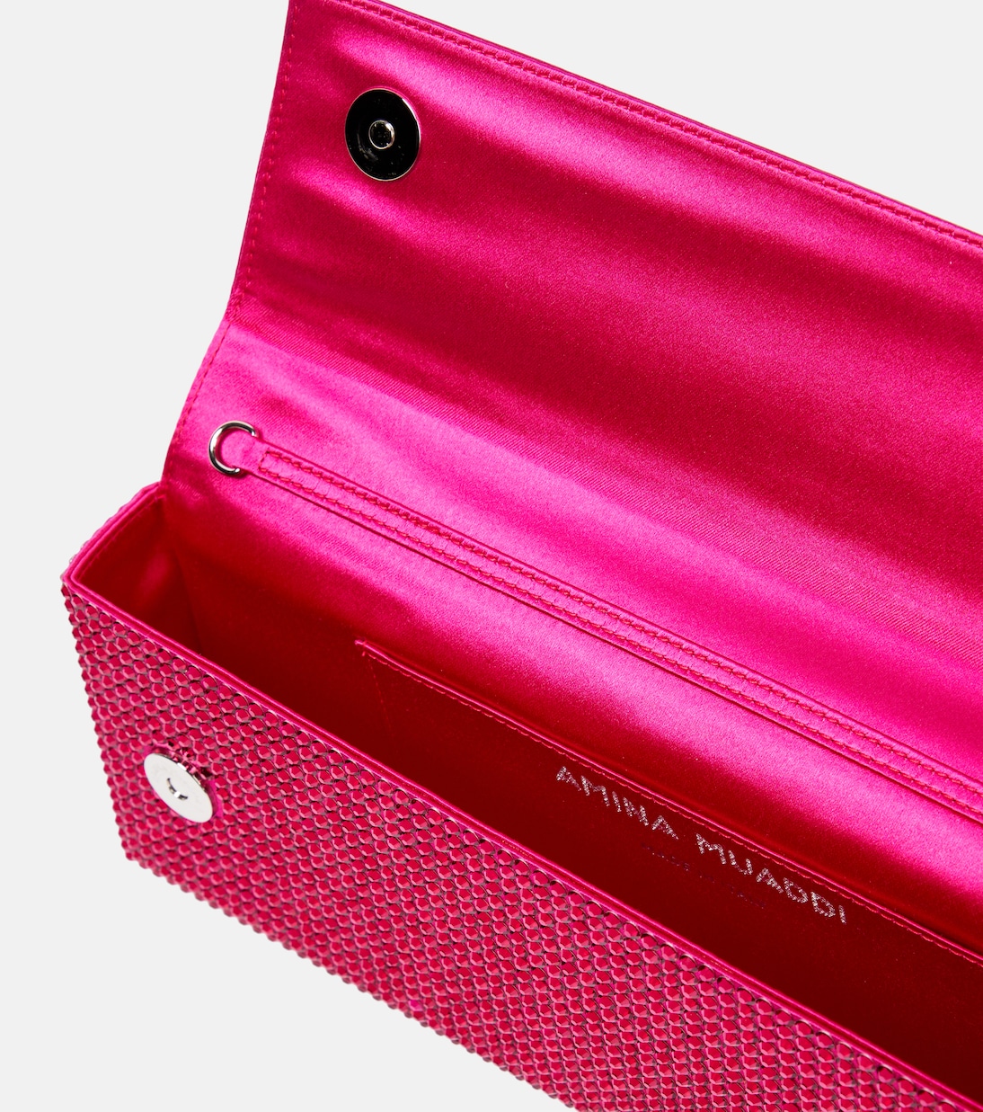 Amini Paloma embellished clutch | Amina Muaddi