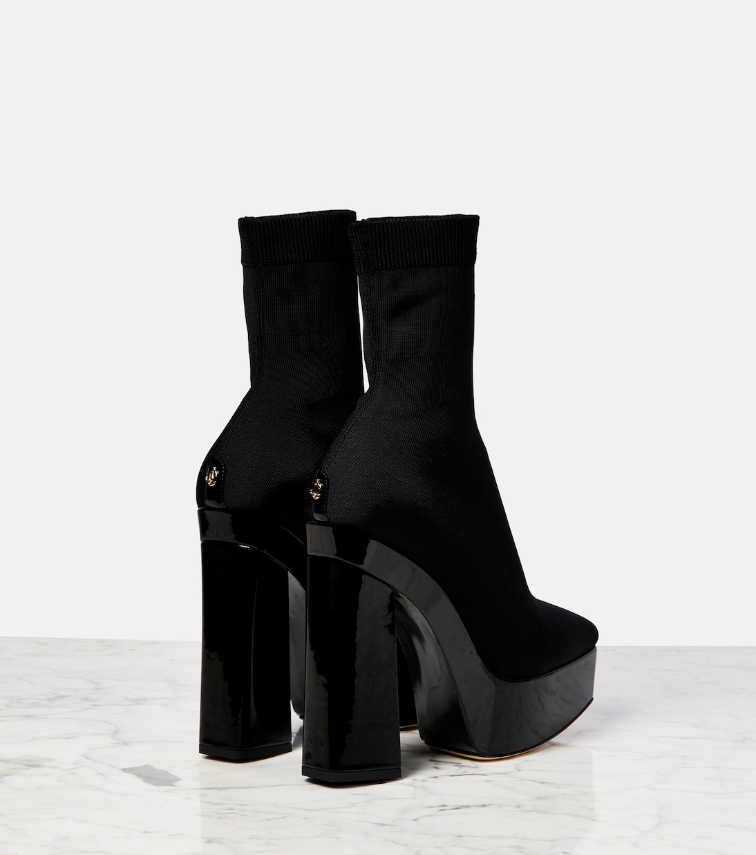 Giome 140 platform sock boots | Jimmy Choo