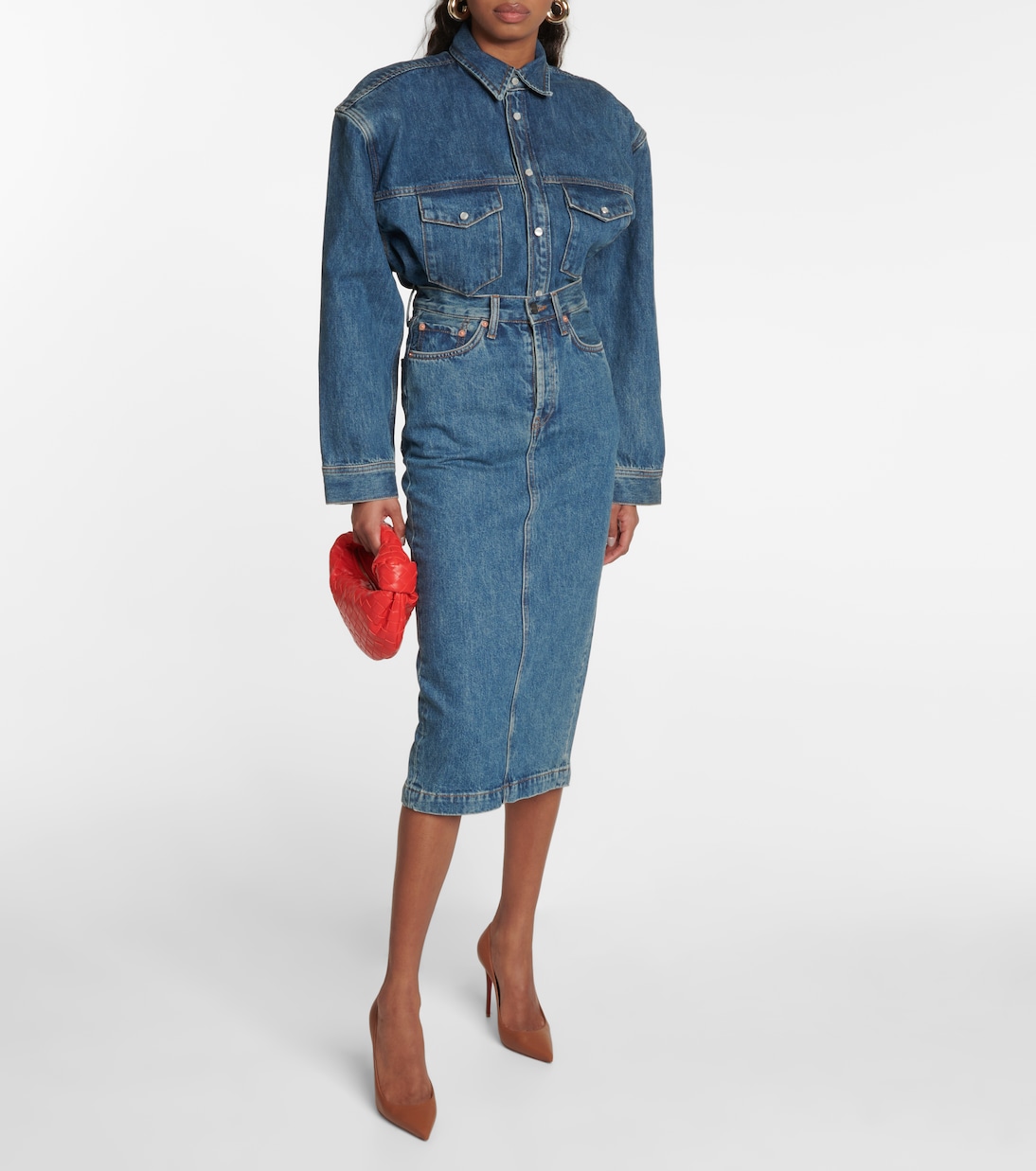 Veste oversize en jean | Wardrobe.NYC