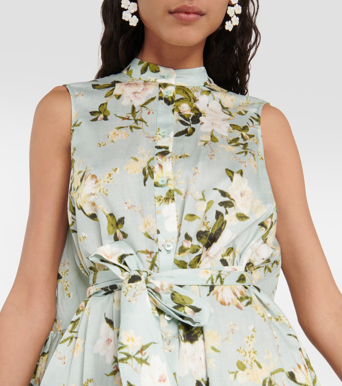 Vestido Soleil en popelín de algodón | Erdem