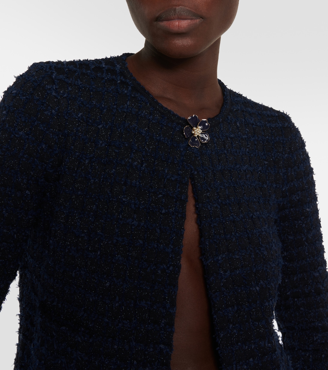 Fringed tweed jacket | Oscar de la Renta