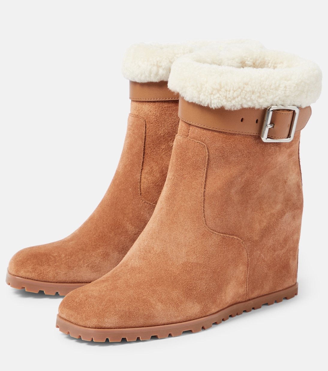 Avery suede wedge ankle boots | Simkhai