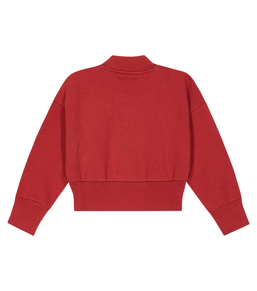 Sudadera de algodón de cuello alto | Balmain Kids